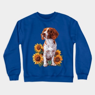 Brittany Spaniel Crewneck Sweatshirt